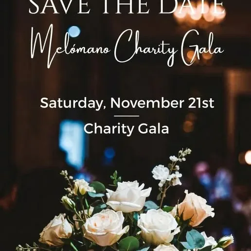 SAVE THE DATE ✨ The Melómano Charity Gala is Saturday, November 21st! 💃🕺 Come dress up, dance, and celebrate with us. Every…
