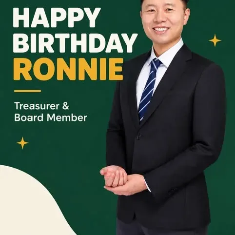 Happy birthday, Ronnie! 🎂